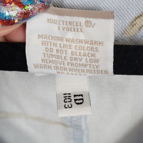 Vintage Partners 90s Y2K Blue Floral Spring Cottagecore Button Vest Tencel XL - Picture 8 of 13